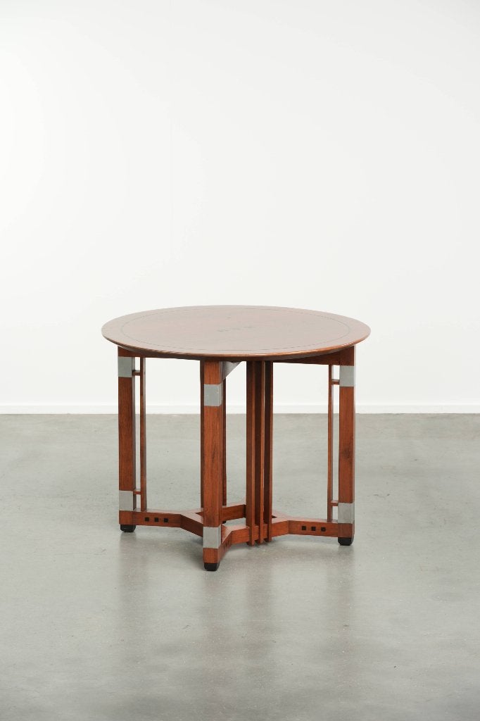 Ronde salon/bijzettafel van Schuitema in Art Deco design, Huis en Inrichting, Ophalen, Gebruikt, 50 tot 100 cm, Rond