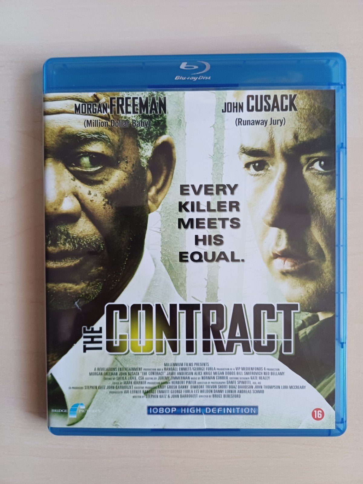 The Contract Blu-ray (Morgan Freeman, John Cusack), Gebruikt, Vanaf 16 jaar, Film, Actie