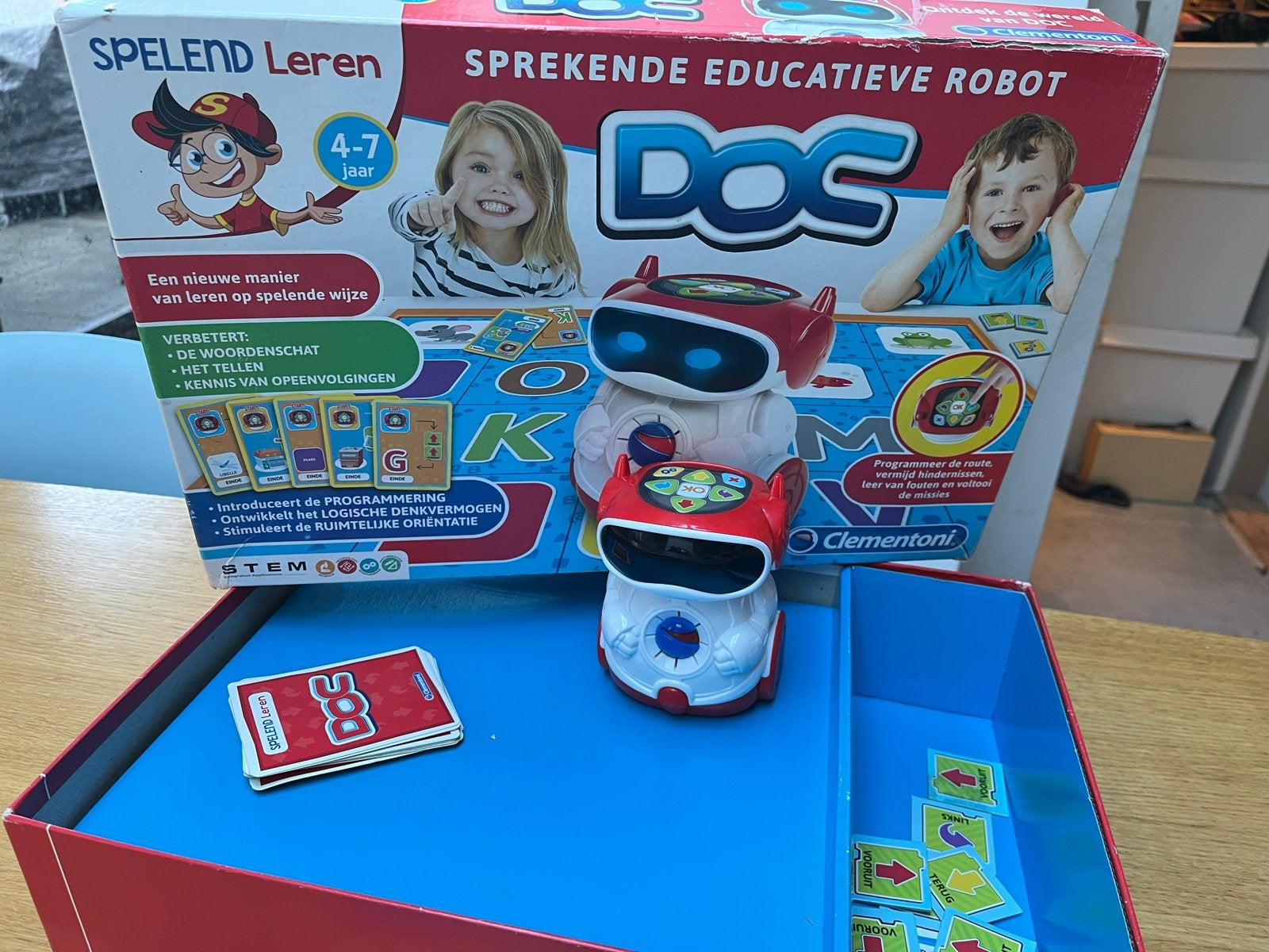 Clementoni Spelend Leren DOC Educatieve Robot, Ophalen of Verzenden, Zo goed als nieuw, Knutselen