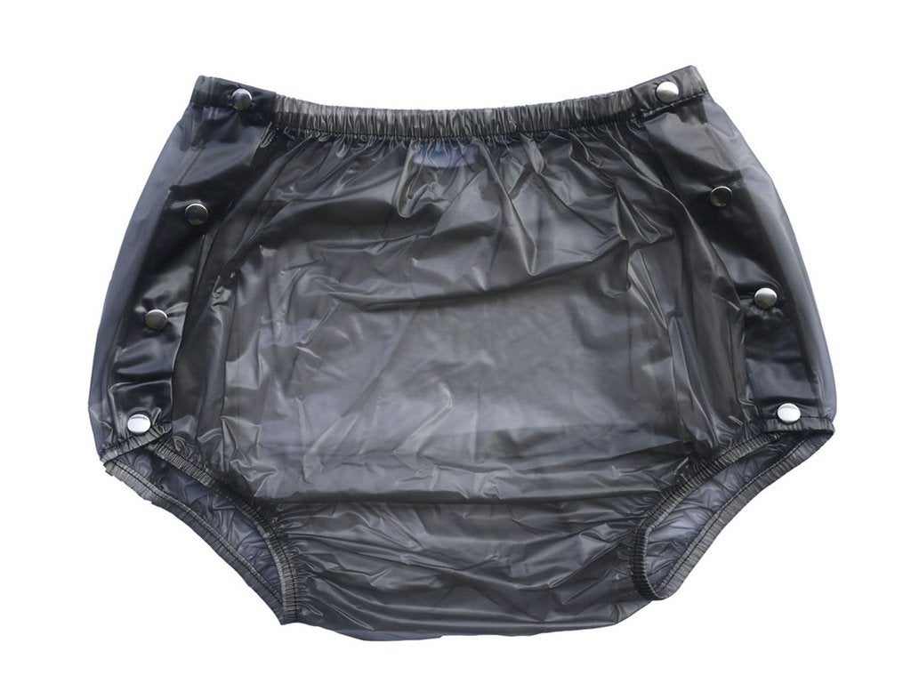 Zwart incontinentie broekje drukknoop volwassenen broek, Verzenden, Nieuw