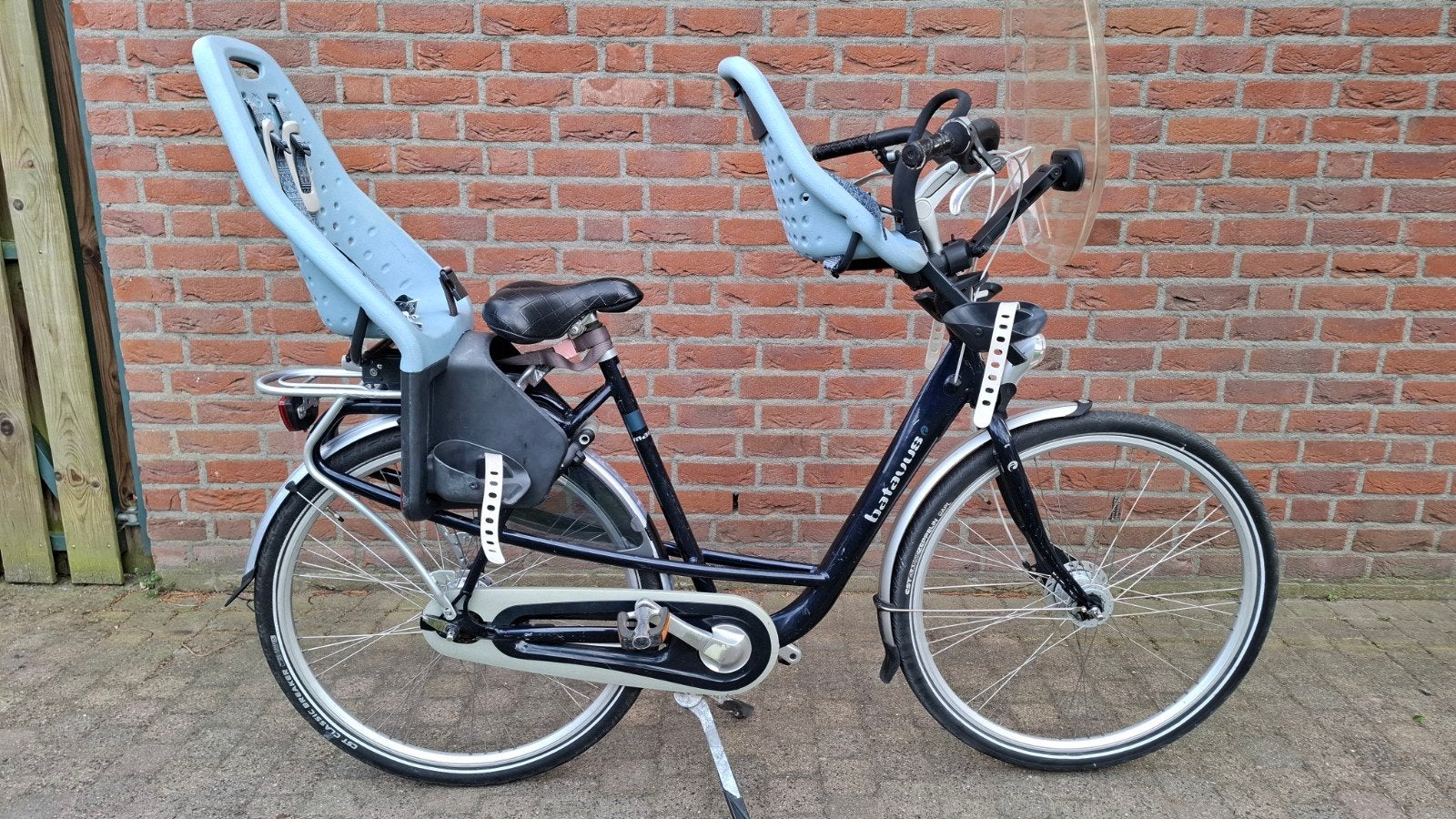 Batavus Mambo moederfiets 28inch, Ophalen, 2 zitjes, Gebruikt, Versnellingen