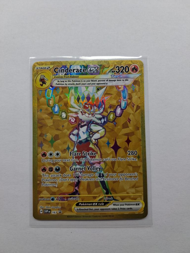 Cinderace ex pokémon promo, Hobby en Vrije tijd, Verzamelkaartspellen | Pokémon, Ophalen of Verzenden, Zo goed als nieuw