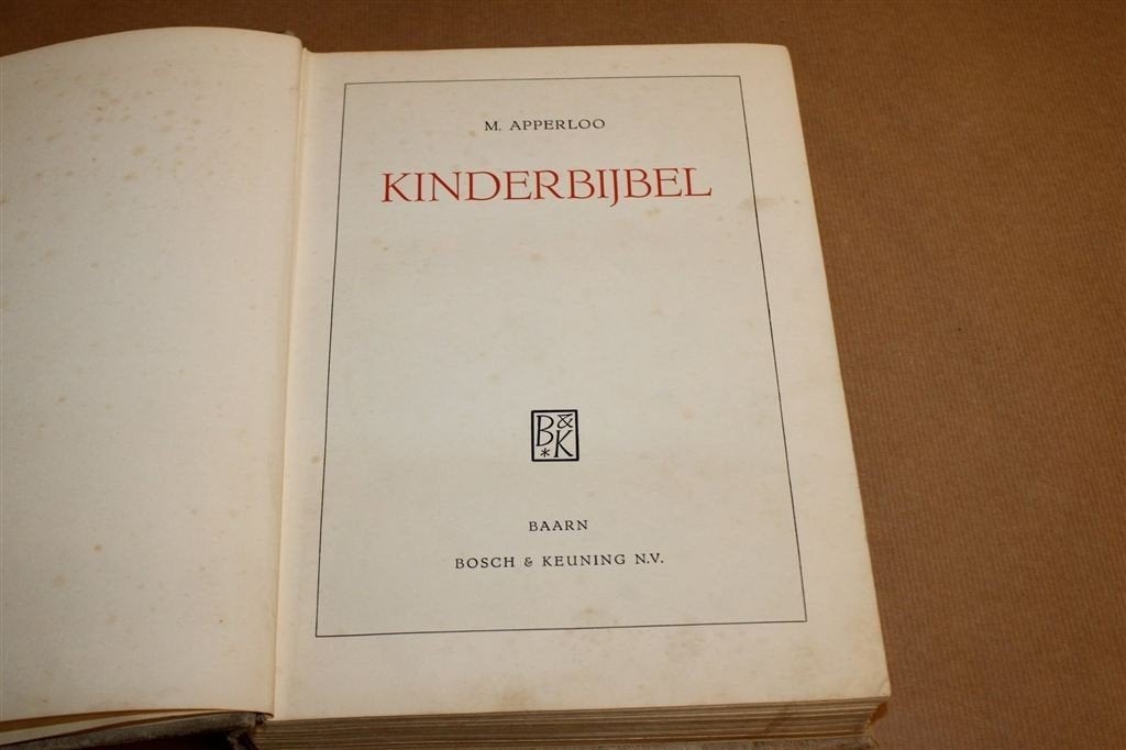 Kinderbijbel — Vintage met Illustraties, 382p 1952, Ophalen of Verzenden, Gelezen