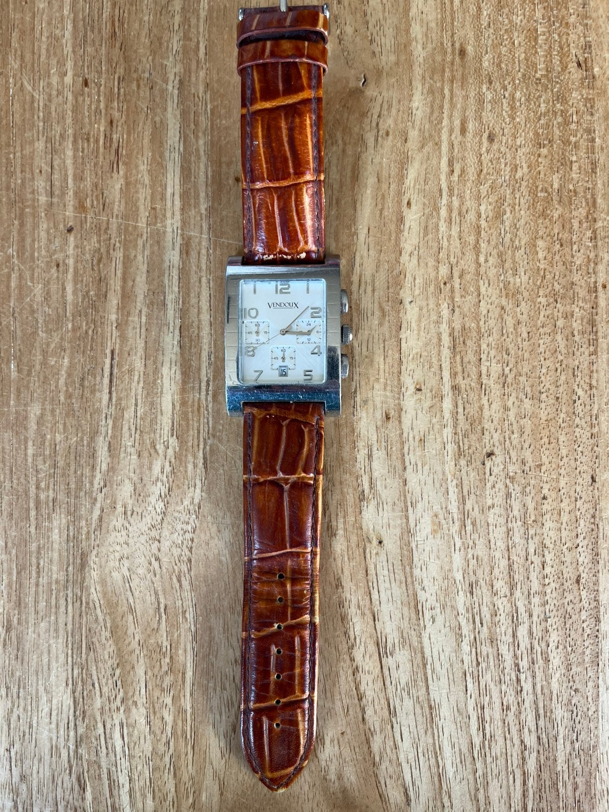 Dames horloge Vendoux, Overige merken, Leer, Staal, Polshorloge