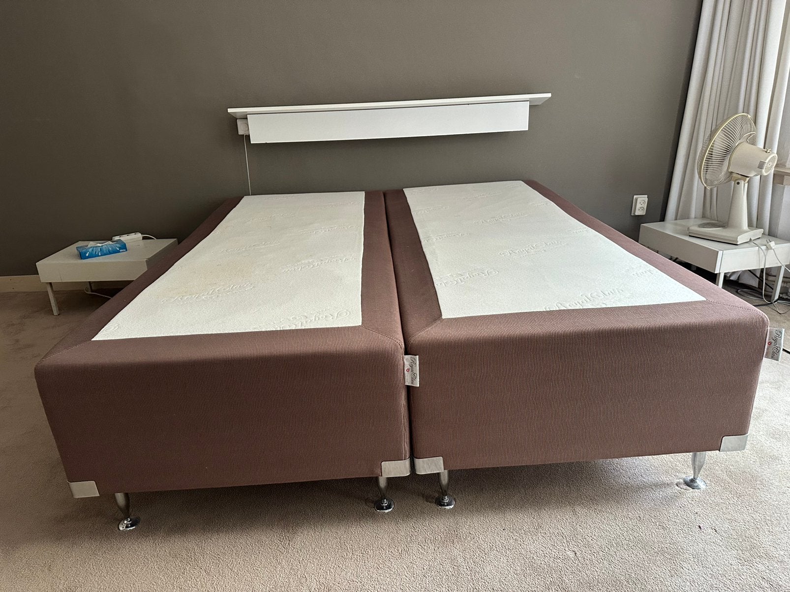 Swiss sense royal class boxspring, Huis en Inrichting, Slaapkamer | Boxsprings, Ophalen, 210 cm, Tweepersoons, Zo goed als nieuw