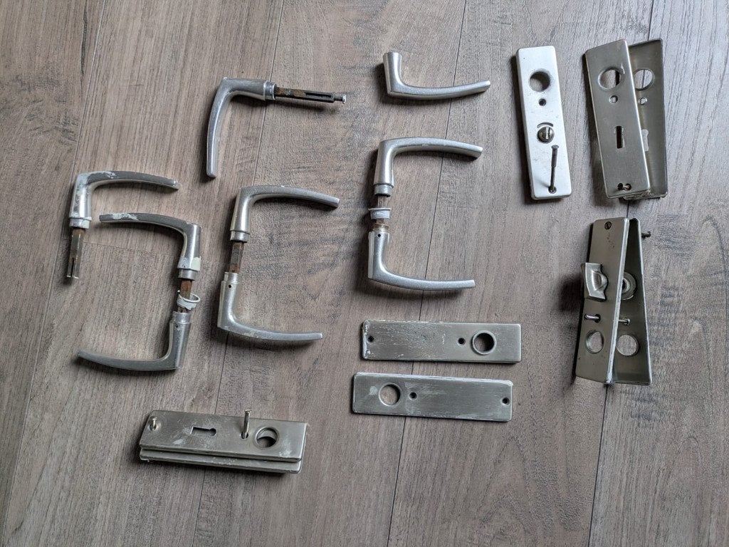 Deurbeslag, Ophalen of Verzenden, Gebruikt, Overige materialen, Klink of Kruk