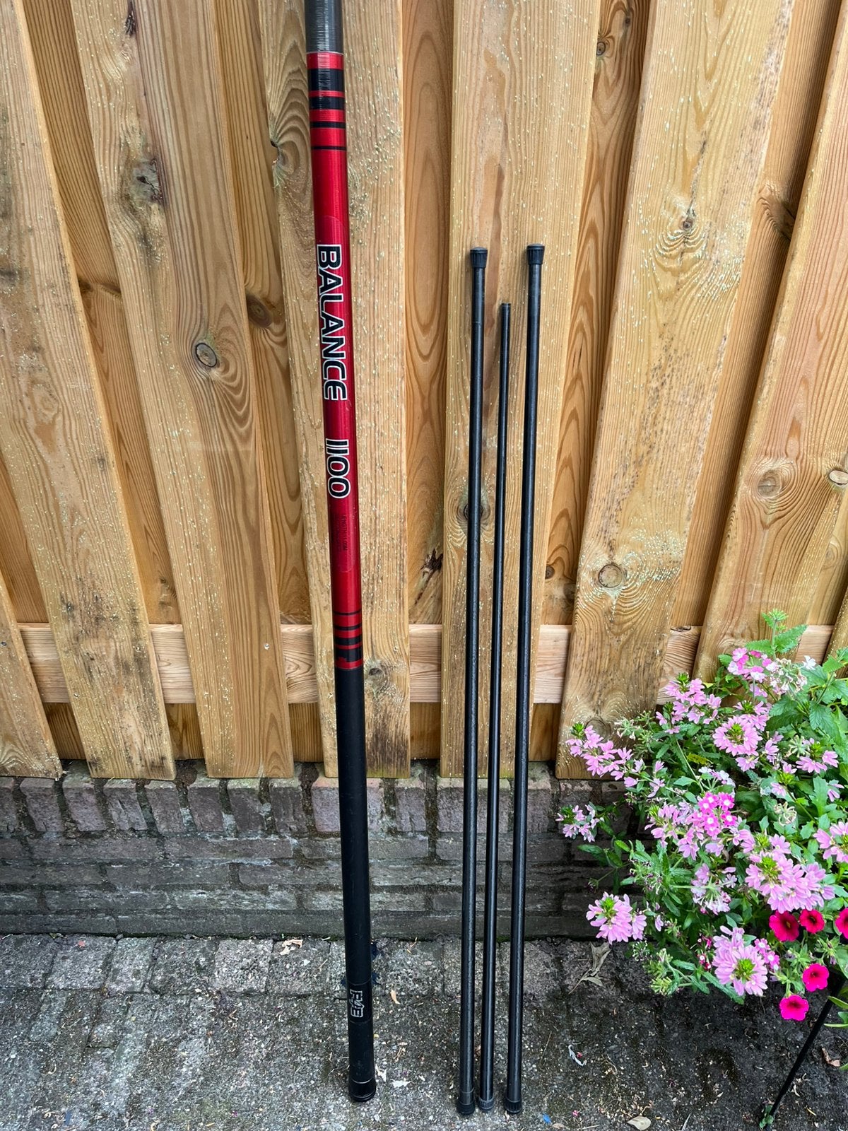 Vaste oversteek hengel 11 M F4 U Balance met 3 extra topsets, Watersport en Boten, Hengelsport | Algemeen, Ophalen of Verzenden
