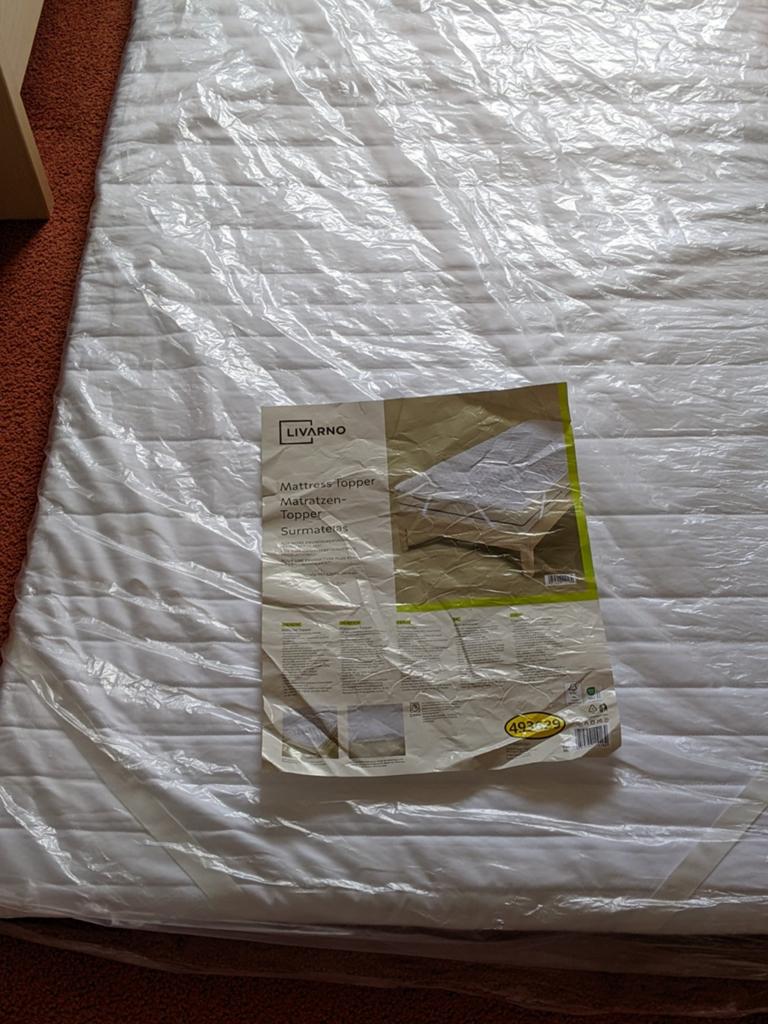 LIVARNO Matras Topper -  nieuw, 90 cm, Eenpersoons, Nieuw, Ophalen of Verzenden