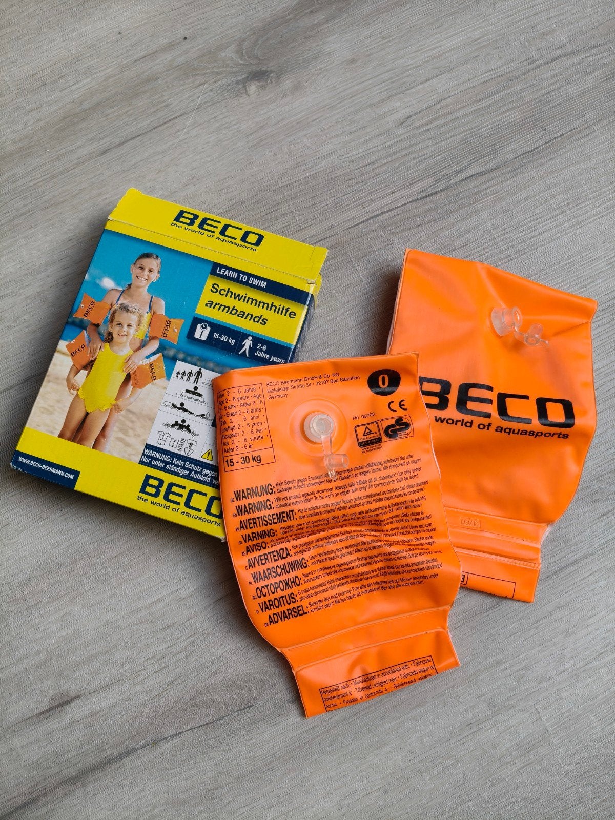Zwembandjes Beco 15-30kg, Kinderen en Baby's, Babykleding | Baby-zwemkleding, Ophalen of Verzenden, One size, Jongetje of Meisje