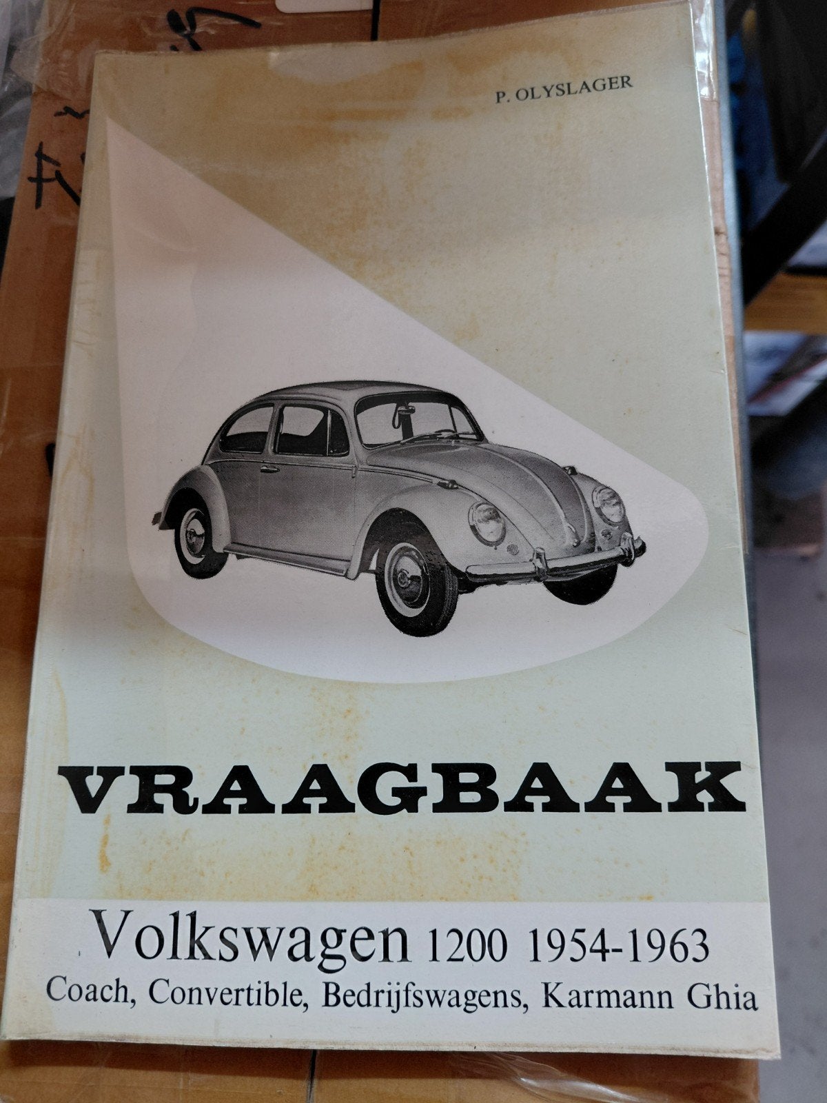 Vraagbaak Volkswagen 1200 1954-1963 Kever, Ophalen of Verzenden, Gelezen, Volkswagen, P. Olyslager