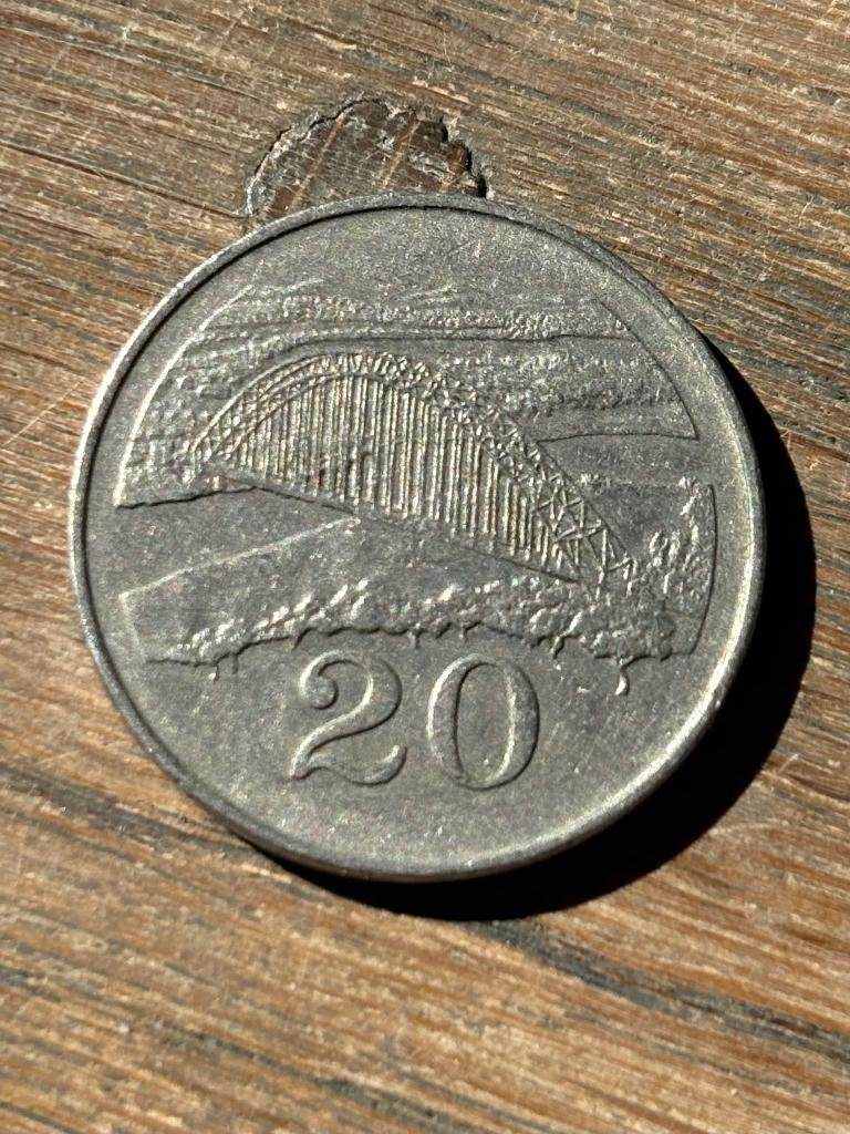 20 Cent 1980 Zimbabwe, Postzegels en Munten, Munten | Afrika, Ophalen of Verzenden, Zimbabwe, Losse munt