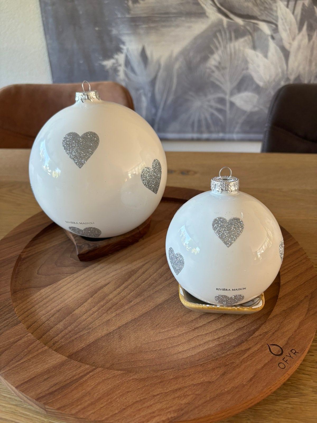 Riviera maison kerst ballen, Ophalen of Verzenden, Zo goed als nieuw