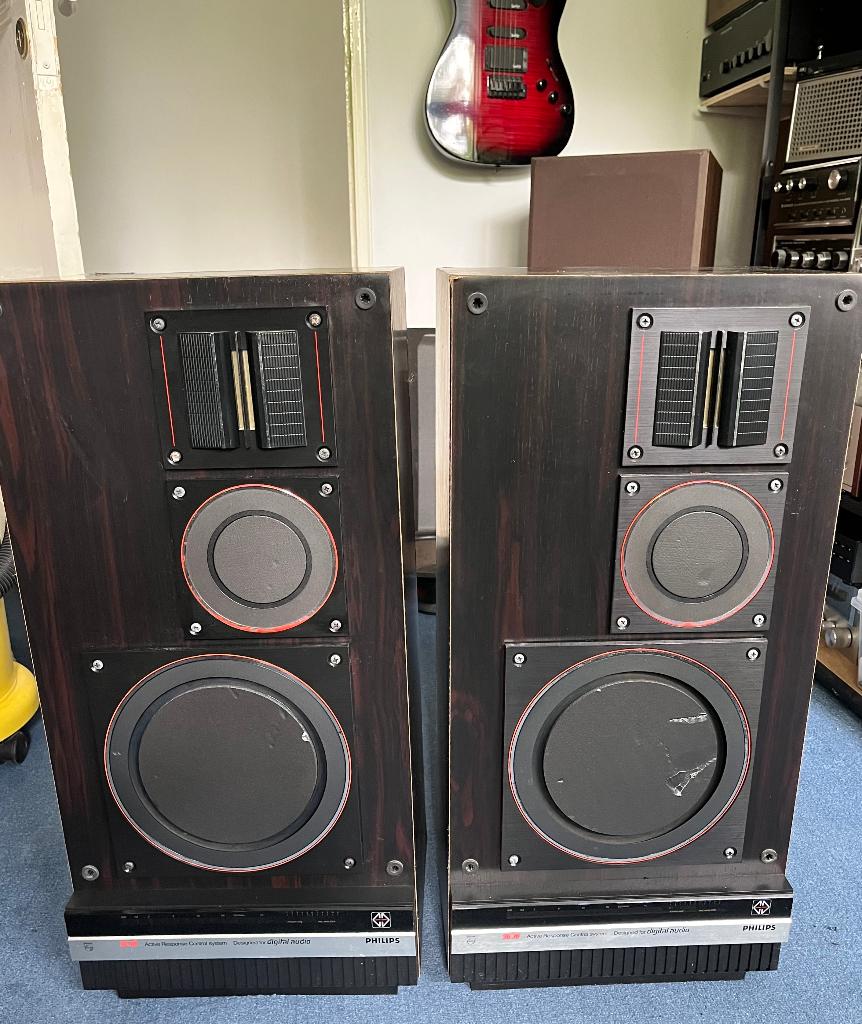 Philips MFB-boxen project!, Audio, Tv en Foto, Luidsprekers, Ophalen, Philips, Niet werkend, Minder dan 60 watt