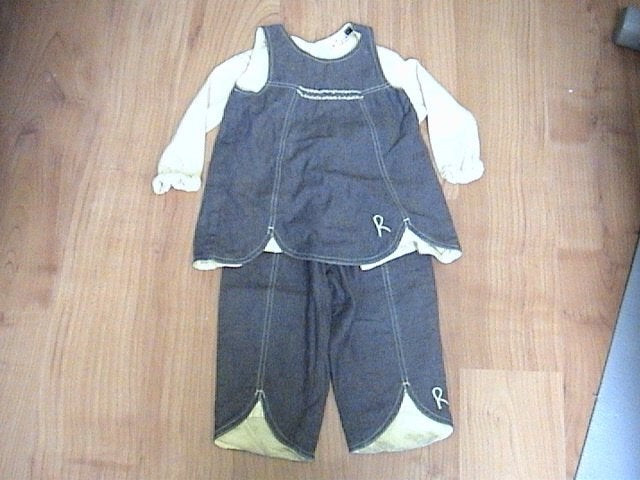 VILLA HAPP mooi driedelig setje voor meisje, broek + tuniek, Villa Happ, Gebruikt, Meisje, Ophalen of Verzenden