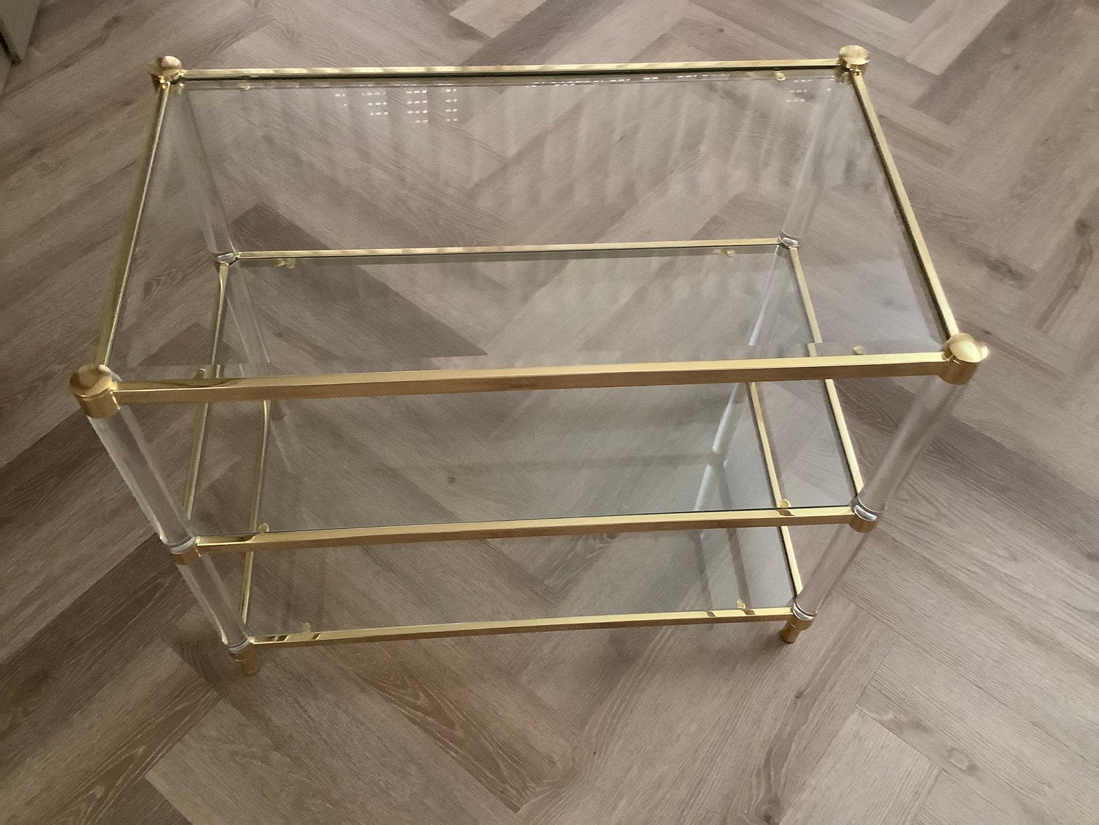 Glazen “butler tray”, Ophalen, Zo goed als nieuw