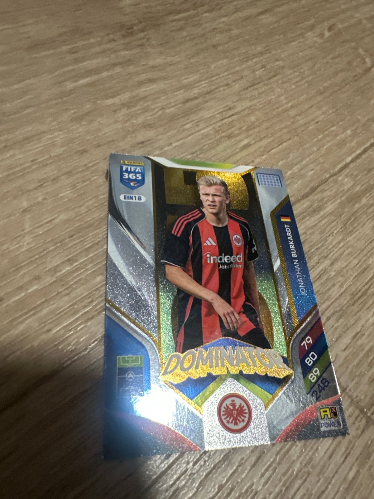 Jonathan Burkardt FIFA 365 Panini Adrenalyn XL kaart, Ophalen of Verzenden, Gebruikt, Buitenlandse clubs, Spelerskaart
