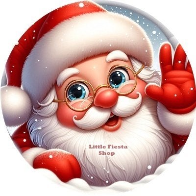 lf20 ouwel kerstman 20x4,7cm eetbare cupcake rondjes vers, Ophalen of Verzenden, Nieuw, Cupcakes, Bakvorm