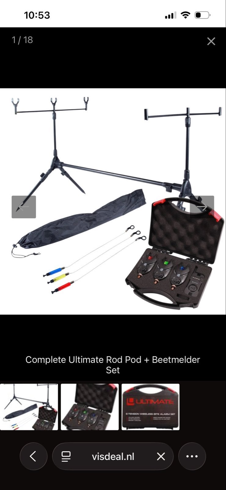 Complete Ultimate Rod Pod + Beetmelder Set, Ophalen of Verzenden, Nieuw, Overige typen