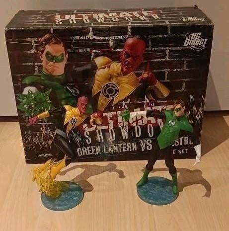 Ultimate Showdown Green Lantern vs Sinestro statue set DC, Verzamelen, Beelden en Beeldjes, Gebruikt, Ophalen of Verzenden