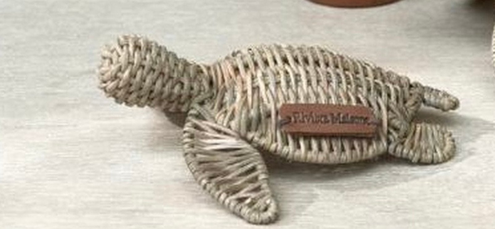 Riviera Maison rattan schildpad, Ophalen of Verzenden, Zo goed als nieuw