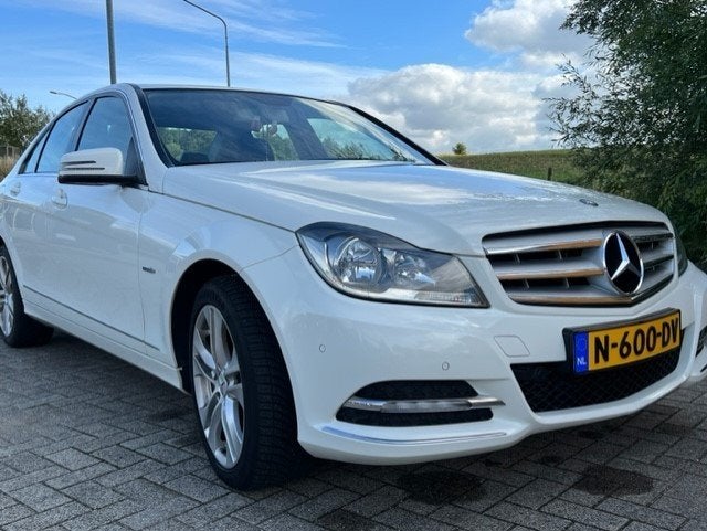 C-Klasse C200 cdi Aut7 2012 Wit TOPSTAAT! Nieuw APK"09-2027", Auto's, Automaat, 1800 kg, Zwart, 4 cilinders