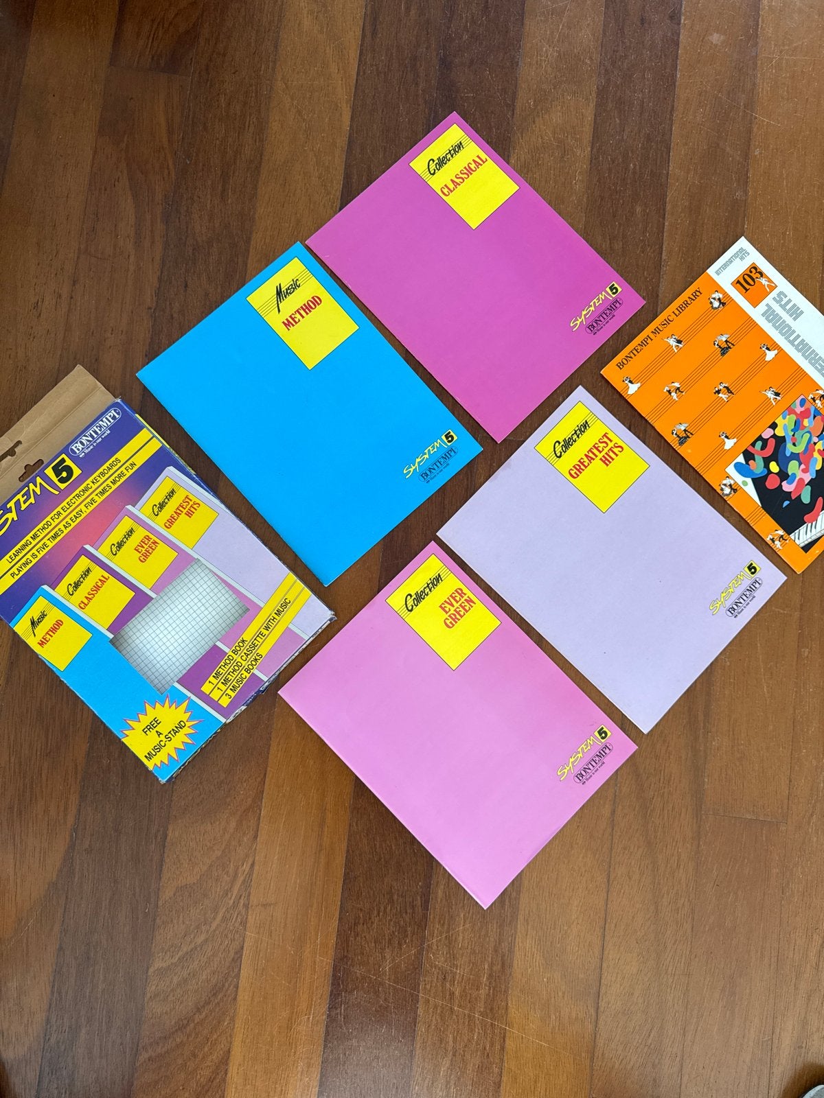 Liedjesboeken voor keyboard - System 5 Bontempi, Gebruikt, Les of Cursus, Ophalen of Verzenden, Keyboard