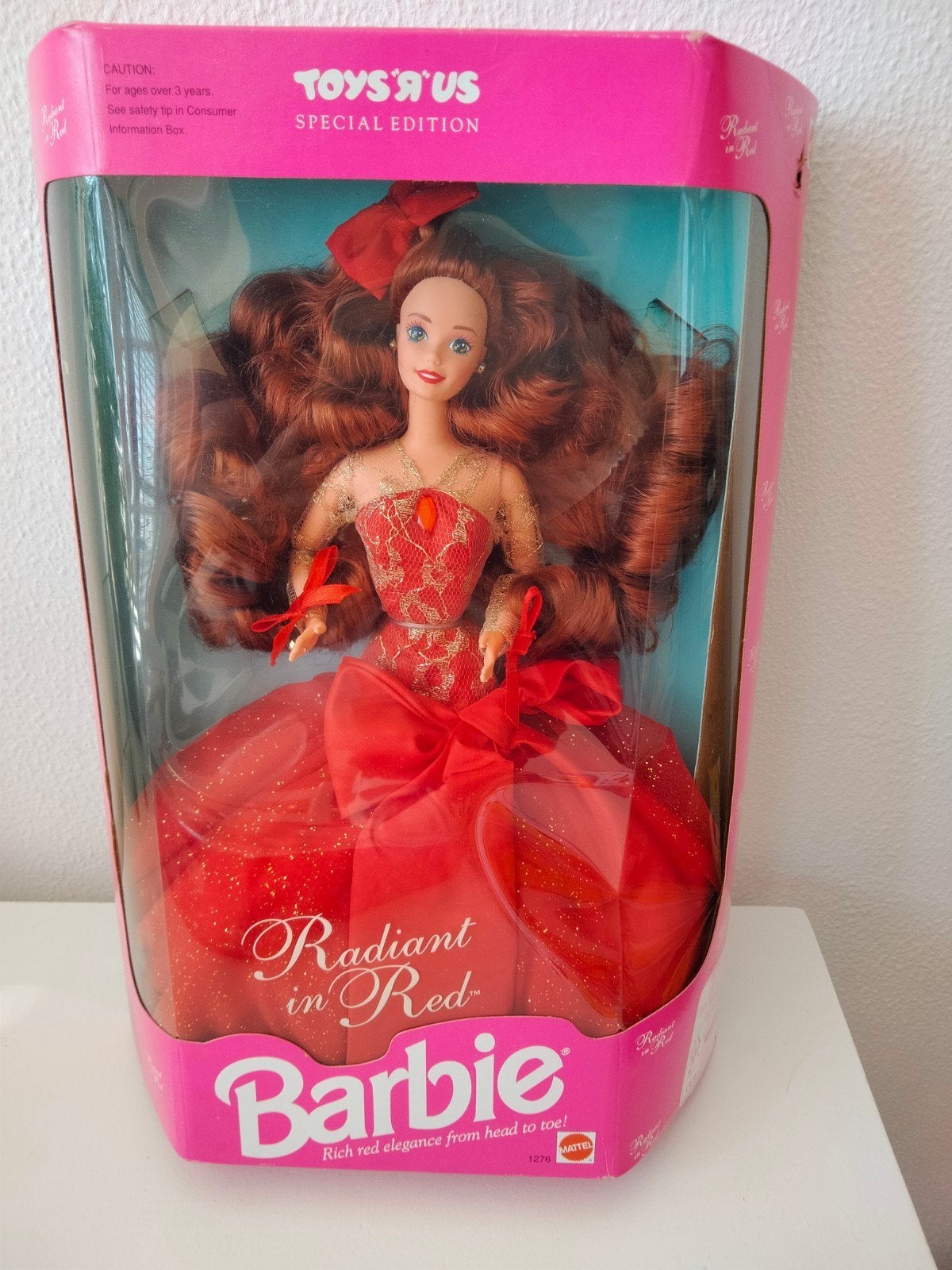 Vintage Barbie Radiant in Red 1992 NRFB, Ophalen of Verzenden, Nieuw, Fashion Doll