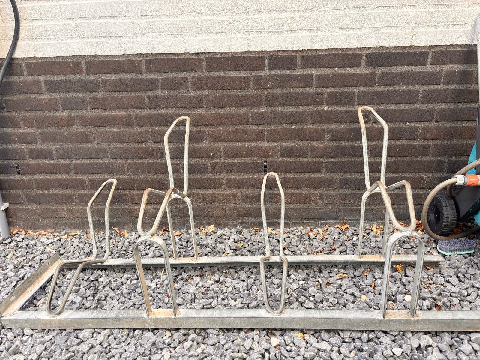 Gegalvaniseerd fietsenrek voor 4 fietsen, Ophalen, Gebruikt