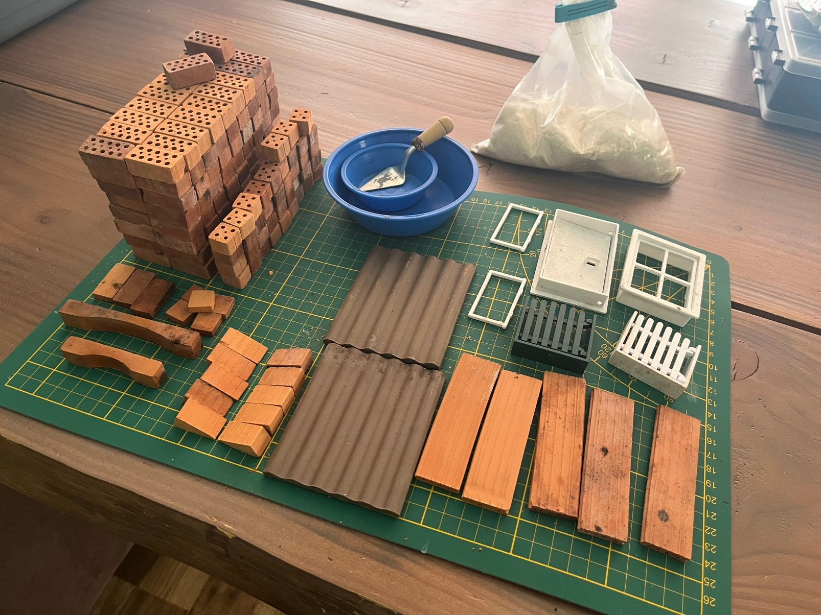 Teifoc bouwstenen set, Ophalen, Gebruikt
