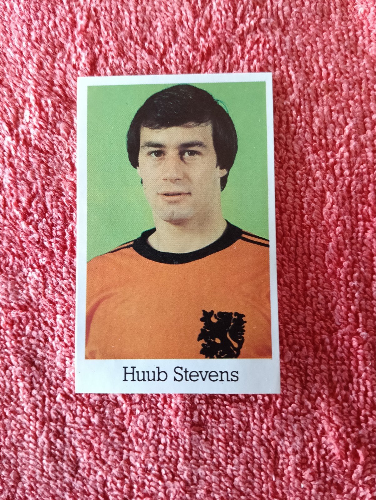 Voetbal plaatje Huub Stevens EK 1980, Verzamelen, Ophalen of Verzenden, Buitenlandse clubs, Poster, Plaatje of Sticker