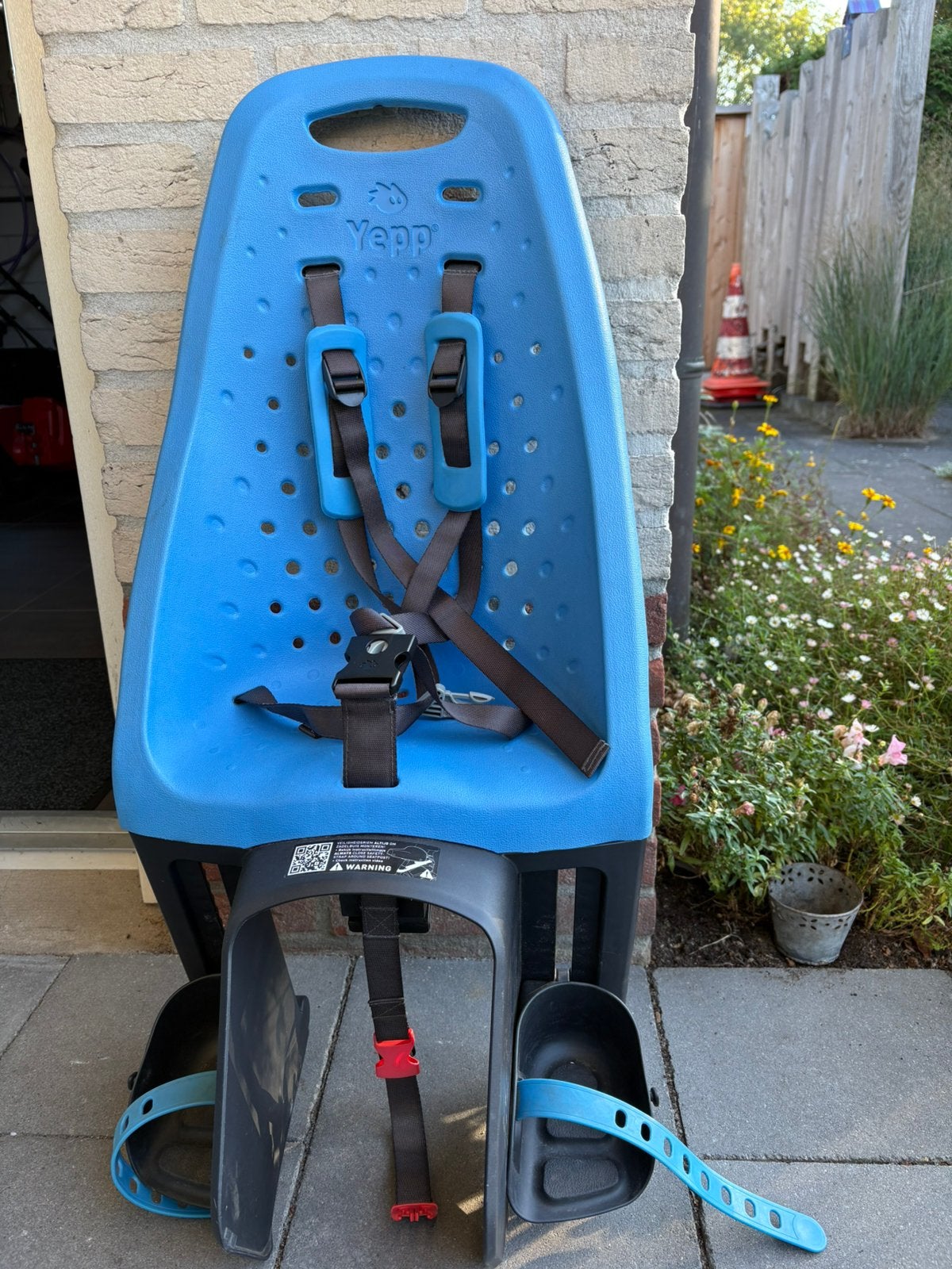 Yepp fietsstoeltje achter, Ophalen, Gebruikt, 9 t/m 36 kg, Achterzitje