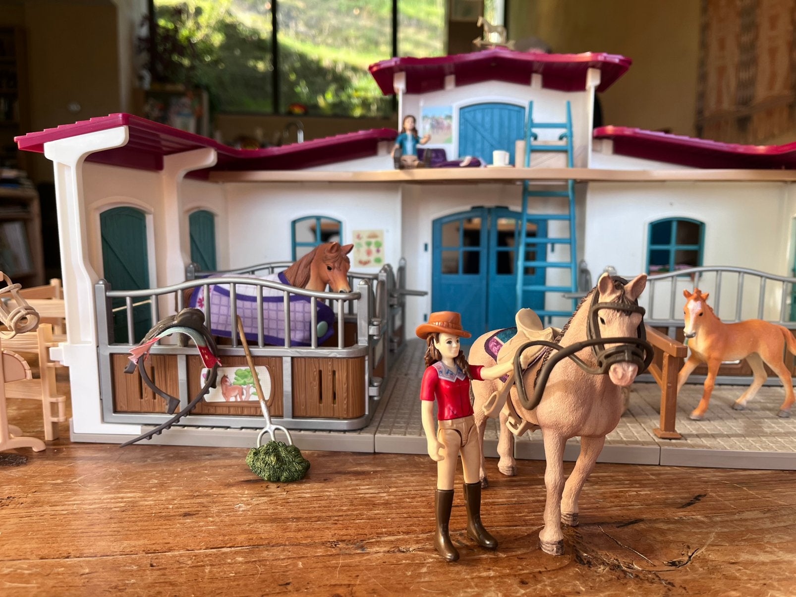 Schleich Horse Club 42567 Manege, Kinderen en Baby's, Ophalen of Verzenden, Zo goed als nieuw, Jongen of Meisje