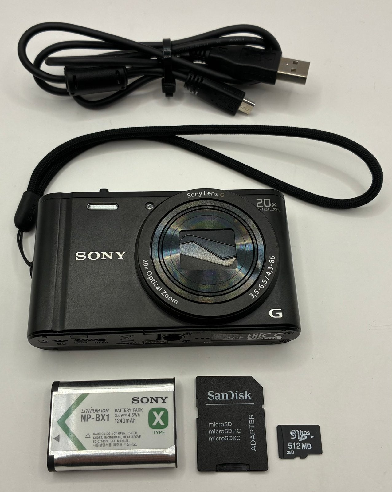 Sony Cyber-shot DSC-WX350 - compact camera, Ophalen of Verzenden, Zo goed als nieuw, Sony, 8 keer of meer