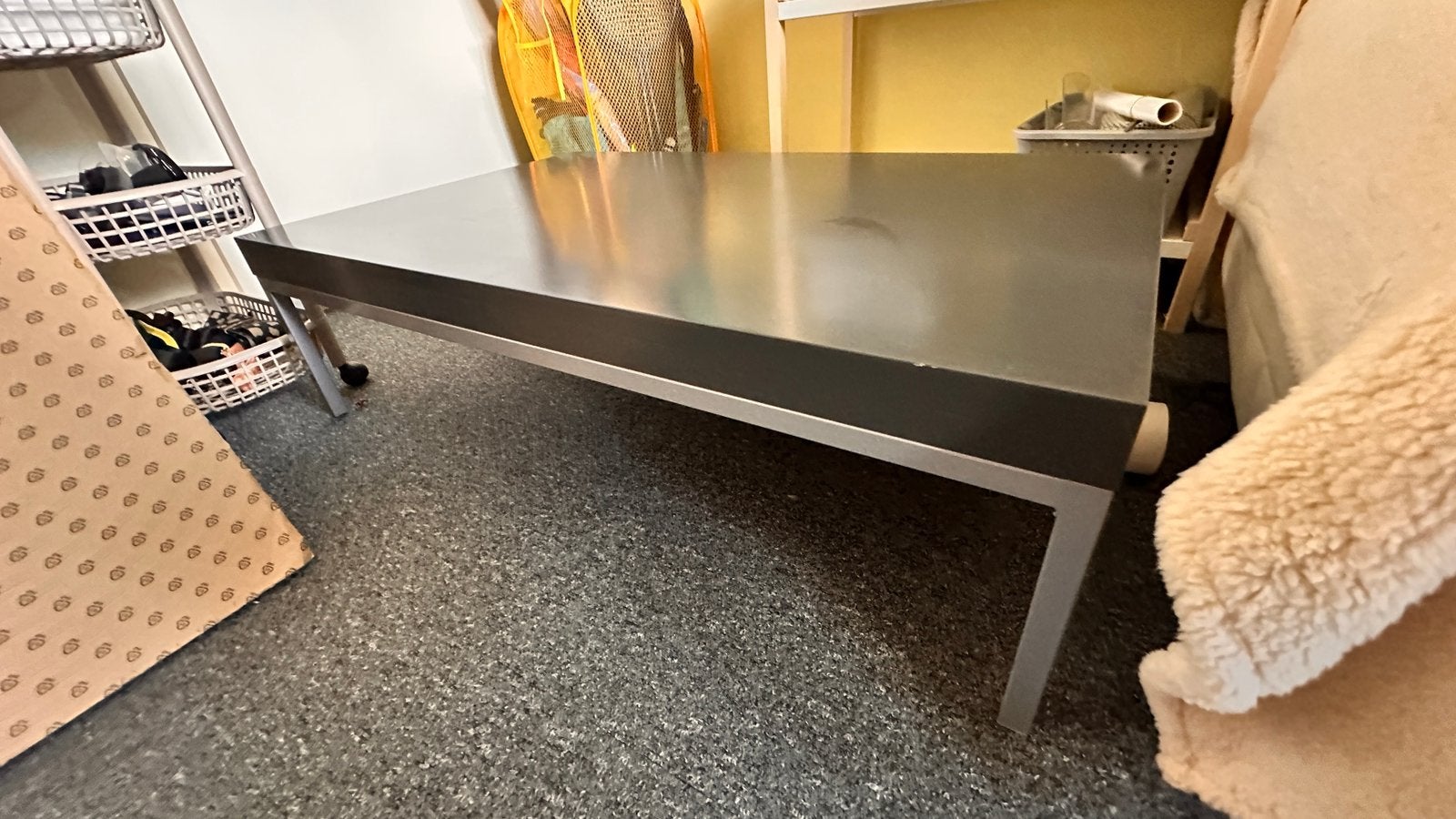 IKEA bureau – grijs – stevig, Huis en Inrichting, Tafels | Salontafels, Ophalen, Gebruikt, Rechthoekig, 50 tot 100 cm