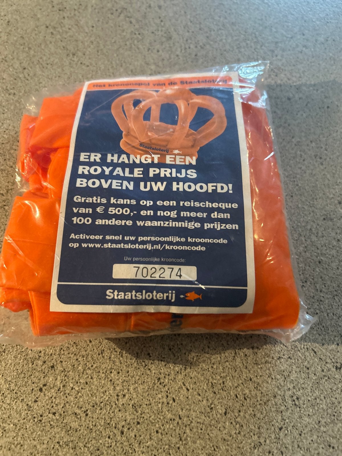 Oranje Kroon -, Ophalen of Verzenden, Nieuw