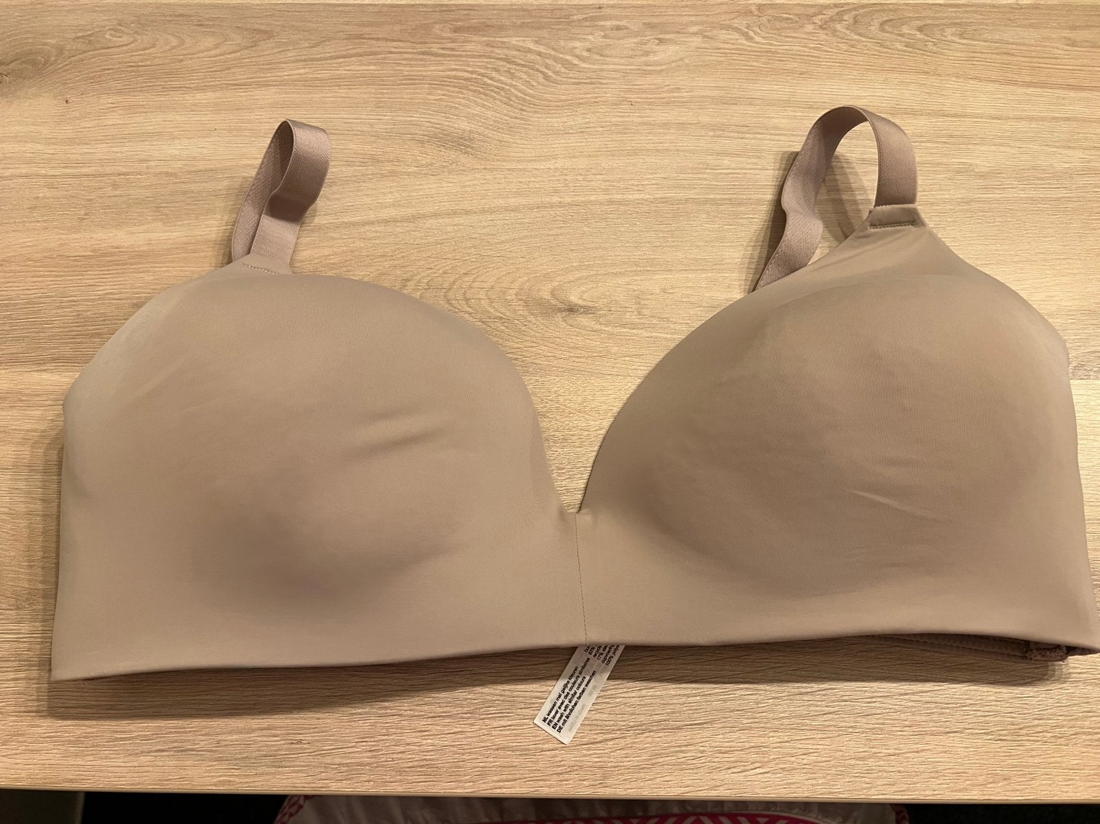 Voorgevormde bh zonder beugel huidskleur, Ophalen of Verzenden, Beige, BH