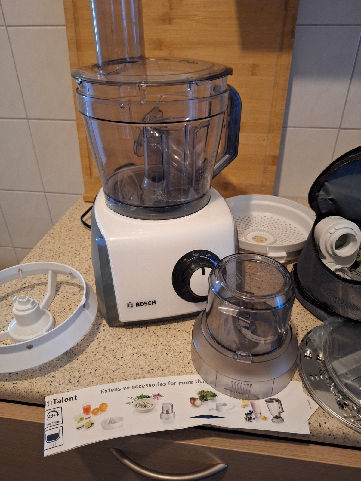 bosch keukenmachine..met heel veel mogelijkheden, Ophalen of Verzenden, Zo goed als nieuw
