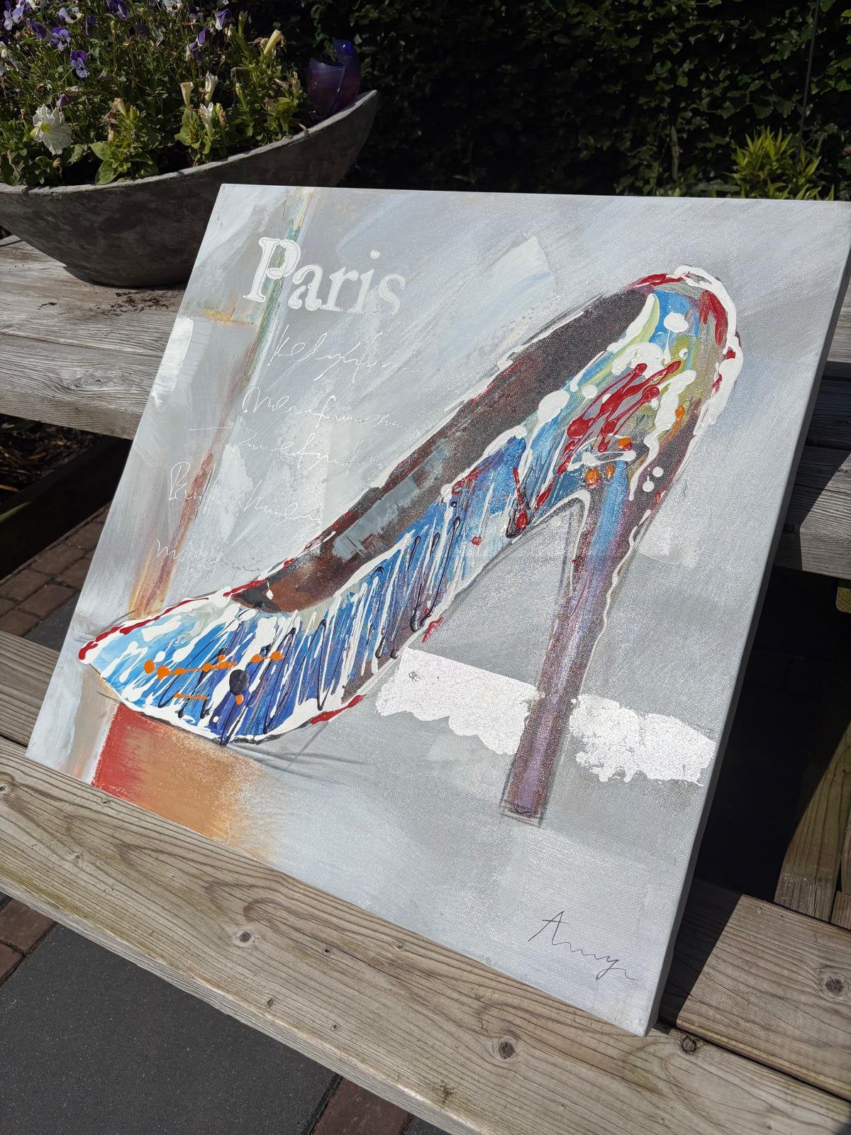 Schilderij Paris, Ophalen