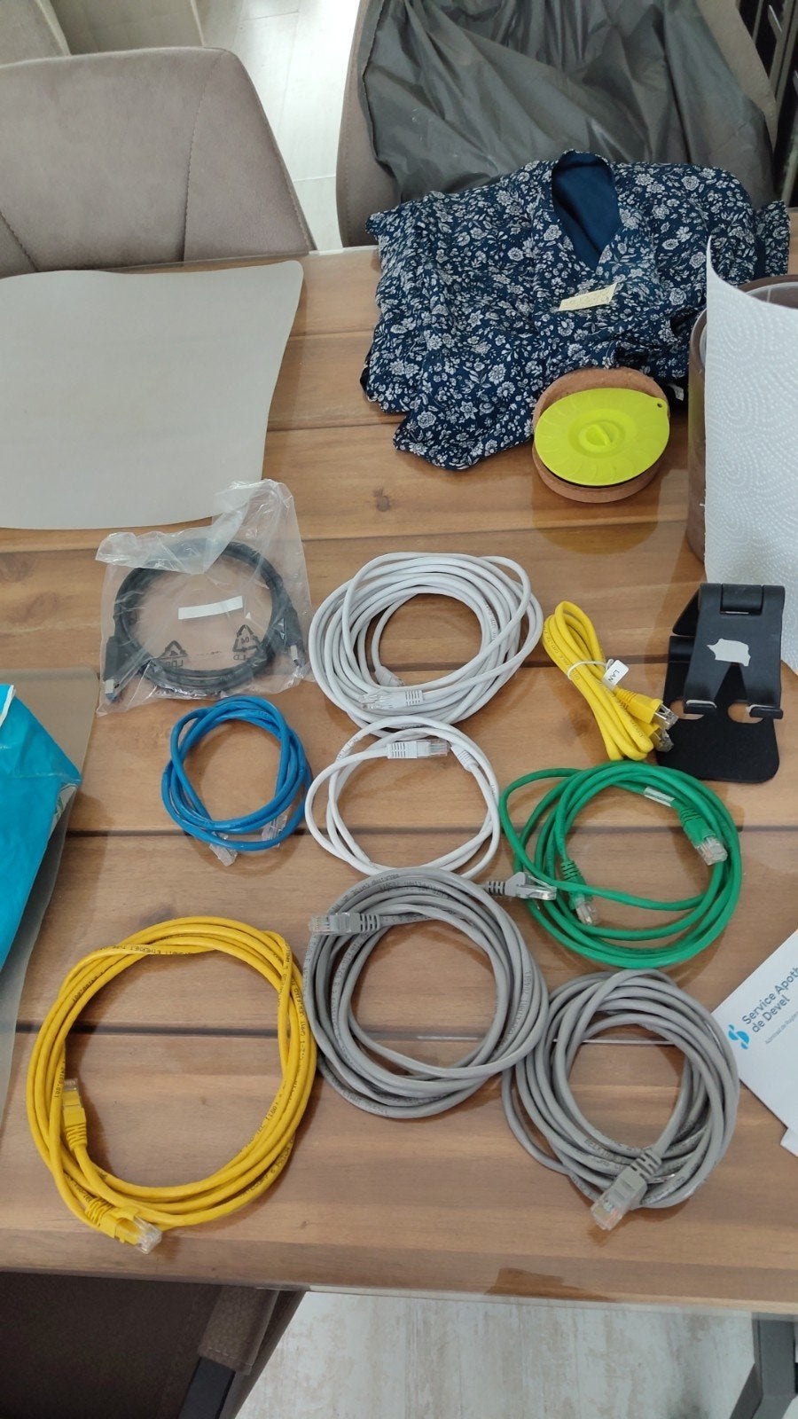 Diverse Cat5e en Cat6 UTP netwerkkabels, Ophalen of Verzenden, Gebruikt