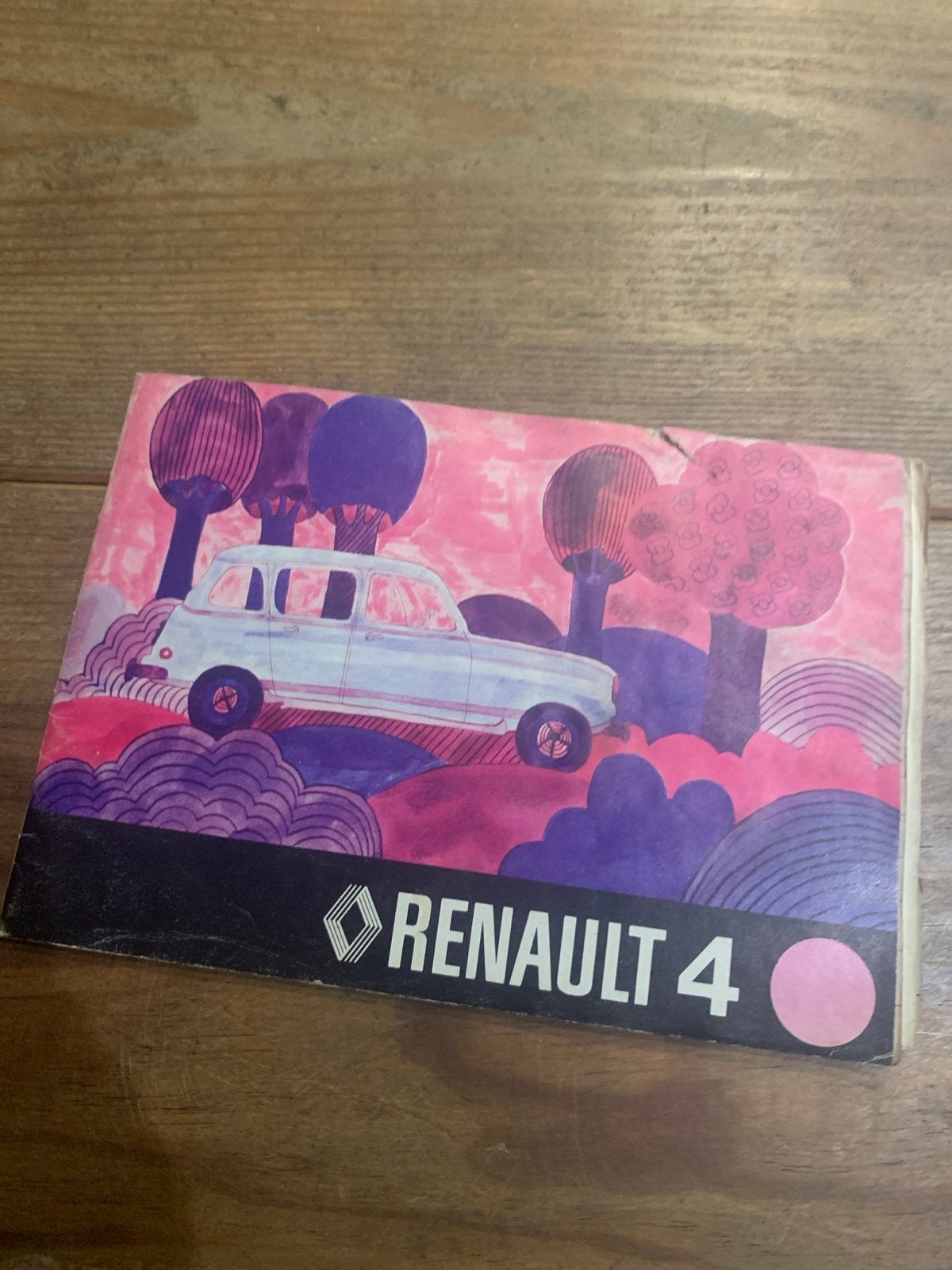 Renault 4 Instructieboekje (R1123-R1126, R2391-R2392, R2106-, Ophalen of Verzenden