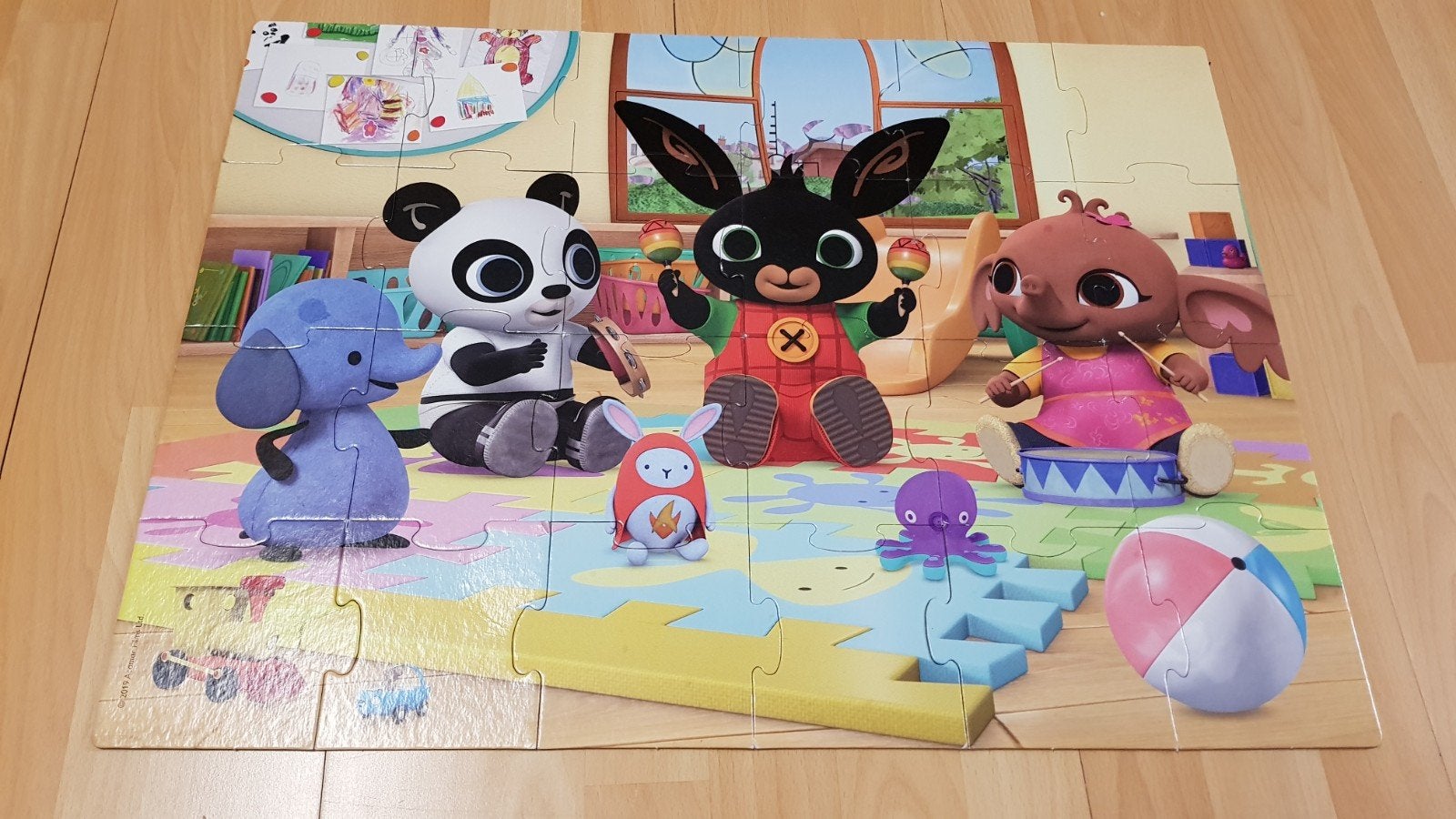 Bing vloerpuzzel 24 stukjes, Ophalen of Verzenden, 10 tot 50 stukjes, Zo goed als nieuw, 2 tot 4 jaar