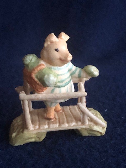Beatrix Potter Beeldje Mini Varken Pig Robinson, Toriart, Verzamelen, Ophalen of Verzenden, Zo goed als nieuw, Dier