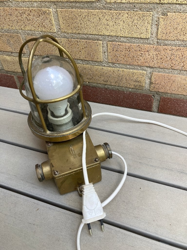 Scheepslamp (Antiek), Verzamelen, Ophalen of Verzenden, Gebruikt, Motorboot of Zeilboot, Gebruiksvoorwerp