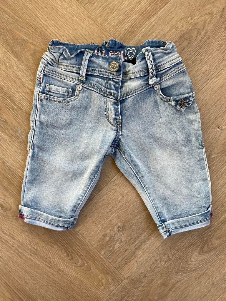 Retour korte lichtblauwe broek maat 116, Verzenden, Zo goed als nieuw, Meisje, Broek