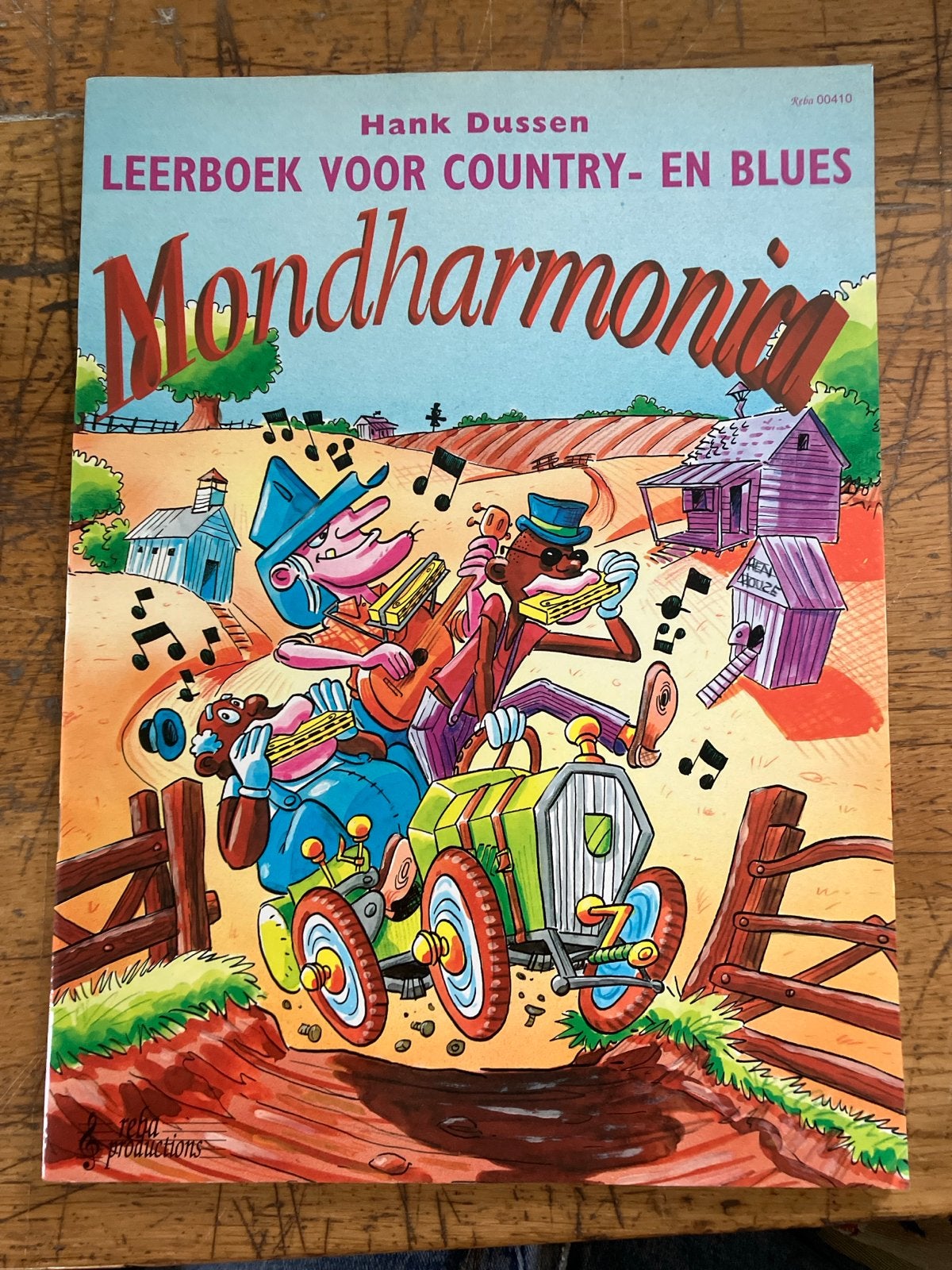 Leerboek voor Country- en Blues Mondharmonica - Hank Dussen, Ophalen of Verzenden, Zo goed als nieuw