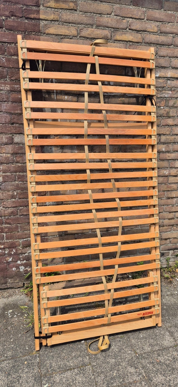 2X Lattenbodems Finesse 90x195 cm, verstelbaar, Ophalen, 90 cm, Eenpersoons, Bruin