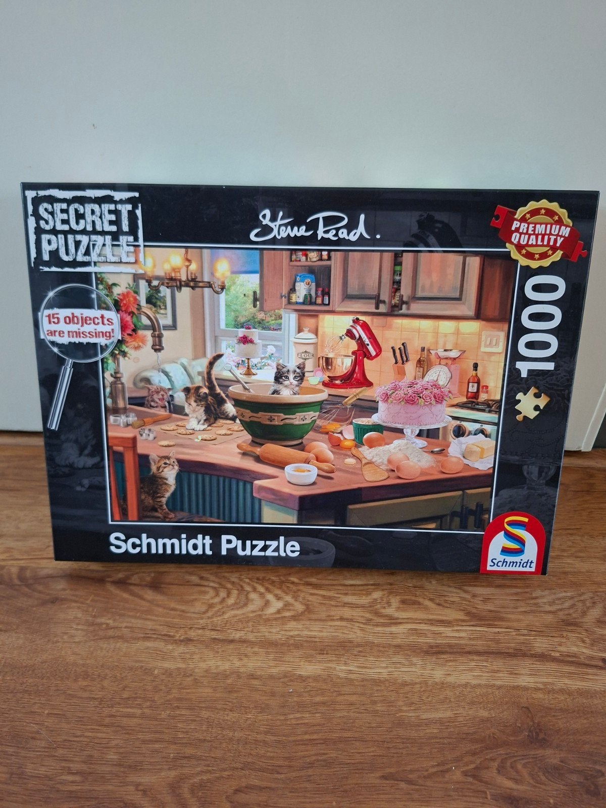Schmidt Secret Puzzle 1000 stukjes - Steve Read, Ophalen of Verzenden, 500 t/m 1500 stukjes, Zo goed als nieuw, Legpuzzel