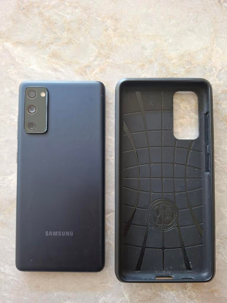 Samsung Galaxy S20 FE 5G 128GB Navy blauw met hoesje, Galaxy S20, Blauw, Ophalen of Verzenden, Zo goed als nieuw