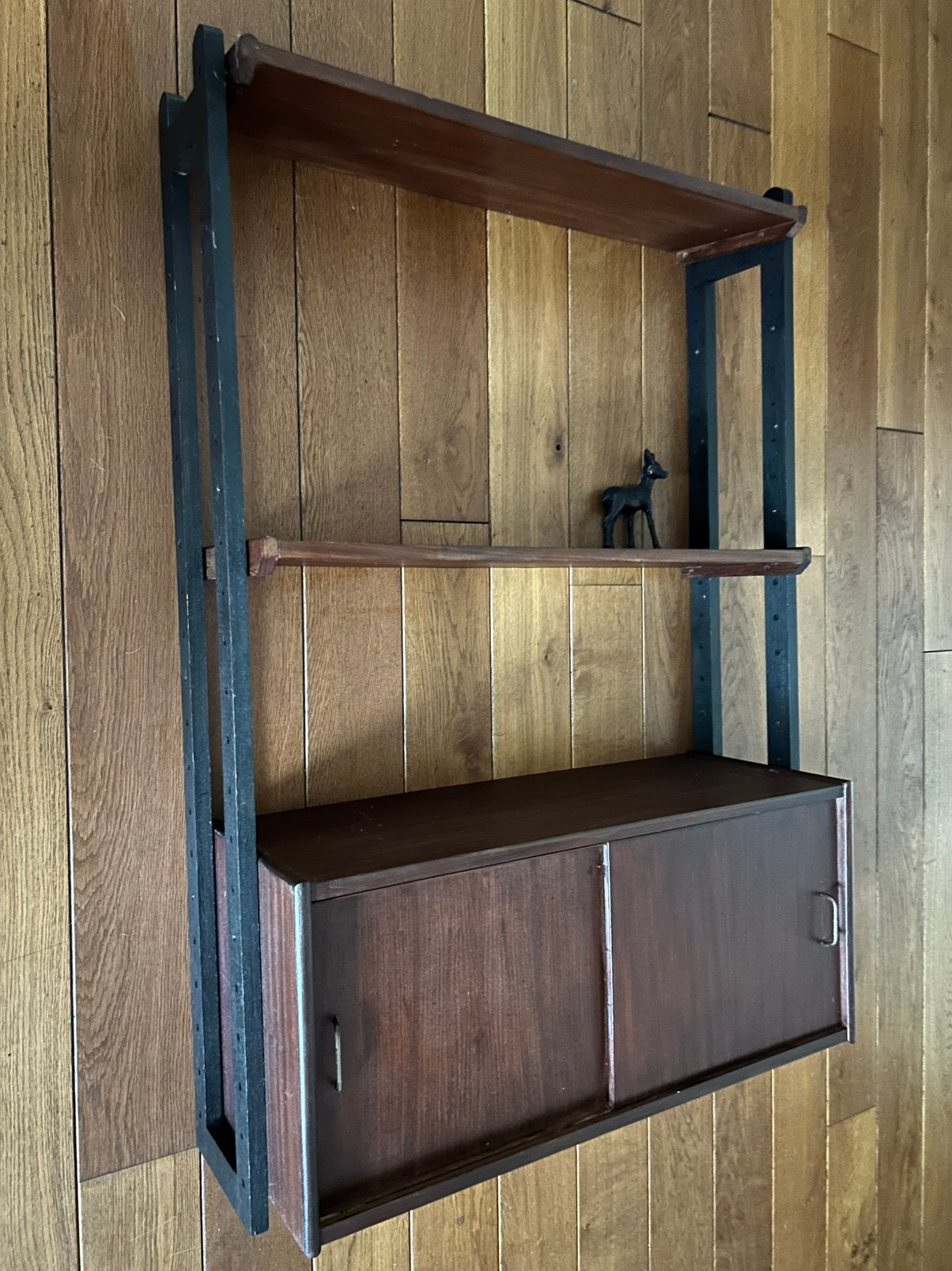 Vintage Simpla Lux  wandsysteem boekenplank 225,00, Ophalen of Verzenden