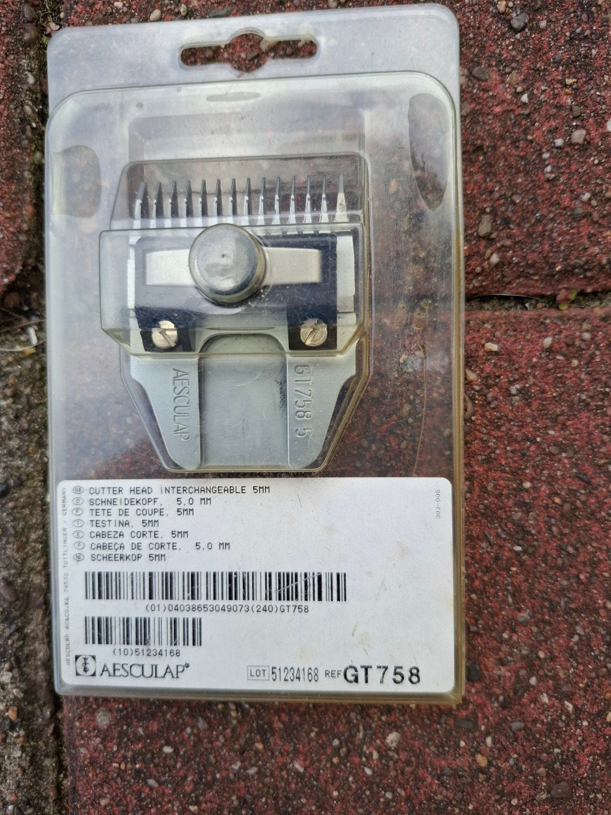 qesculap scheerkop 5mm, nieuw in de verpakking, Dieren en Toebehoren, Ophalen